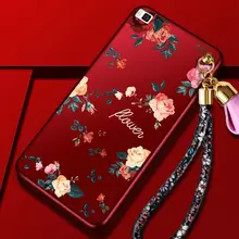 Чехол бампер для Huawei Ascend P8 Lite 2017 Anomaly Flowers Boom Red Roses (Красный Розы)