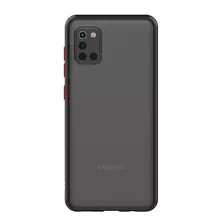 Чехол бампер для Samsung Galaxy A41 Anomaly Fresh Line Black (Черный)