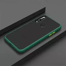 Чехол бампер для Huawei P40 Lite E Anomaly Fresh Line Green (Зеленый)