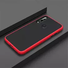 Чехол бампер для Huawei P40 Lite E Anomaly Fresh Line Red (Красный)