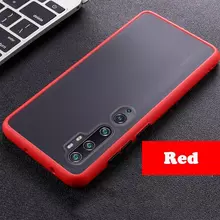 Чехол бампер для Xiaomi Mi Note 10 Anomaly Fresh Line Red (Красный)