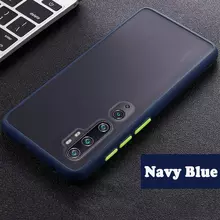 Чехол бампер для Xiaomi Mi Note 10 Anomaly Fresh Line Blue (Синий)