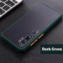 Чехол бампер для Xiaomi Mi Note 10 Anomaly Fresh Line Dark Green (Темно Зеленый)