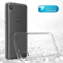 Чехол бампер для Motorola Moto E6 Anomaly Fusion Crystal Clear (Прозрачный)