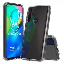 Чехол бампер для Motorola Moto G8 Power Anomaly Fusion Crystal Clear (Прозрачный)