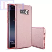 Чехол бампер для Samsung Galaxy Note 8 N955 Anomaly Glitter Pink (Розовый)