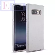 Чехол бампер для Samsung Galaxy Note 8 N955 Anomaly Glitter Silver (Серебристый)