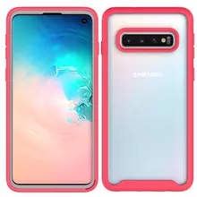 Чехол бампер для Samsung Galaxy S10 Plus Anomaly Hybrid 360 Matte Pink&Gray (Матовый Розовый&Серый)