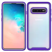 Чехол бампер для Samsung Galaxy S10 Plus Anomaly Hybrid 360 Purple&Black (Фиолетовый&Черный)
