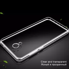 Чехол бампер для Meizu M5 Note Anomaly Jelly Crystal Clear (Прозрачный)