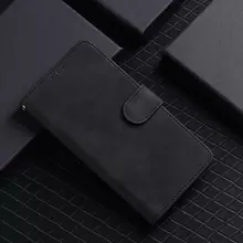 Чехол книжка для Huawei P40 Lite E Anomaly Leather Book Black (Черный)