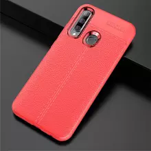Чехол бампер для Huawei Honor 20 Lite Anomaly Leather Fit Red (Красный)