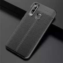 Чехол бампер для Huawei Honor 10i Anomaly Leather Fit Black (Черный)