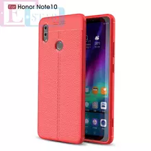 Чехол бампер для Huawei Honor Note 10 Anomaly Leather Fit Red (Красный)