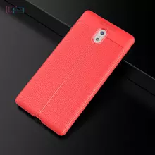 Чехол бампер для Nokia 3 Anomaly Leather Fit Red (Красный)