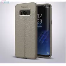 Чехол бампер для Samsung Galaxy S8 Plus G955F Anomaly Leather Fit Gray (Серый)