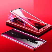 Чехол бампер для Xiaomi Redmi K20 Anomaly Magnetic 360 With Glass Red (Красный)
