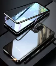 Чехол бампер для Samsung Galaxy S20 Ultra Anomaly Magnetic Metal Bumper Black (Черный)