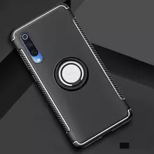 Чехол бампер для Xiaomi Mi9 Lite Anomaly Magnetic Ring Black (Черный)
