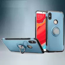 Чехол бампер для Xiaomi Redmi Note 5 Pro Anomaly Magnetic Ring Sapphire Blue (Сапфировый)
