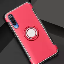 Чехол бампер для Huawei Nova 5T Anomaly Magnetic Ring Red (Красный)