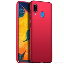 Чехол бампер для Samsung Galaxy M21 Anomaly Matte Red (Красный)