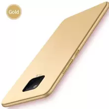 Чехол бампер для Xiaomi Redmi Note 9 Anomaly Matte Gold (Золотой)