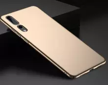 Чехол бампер для Xiaomi Mi Note 10 Anomaly Matte Gold (Золотой)