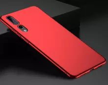 Чехол бампер для Xiaomi Mi Note 10 Pro Anomaly Matte Red (Красный)