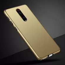 Чехол бампер для Xiaomi Redmi K30 Anomaly Matte Gold (Золотой)