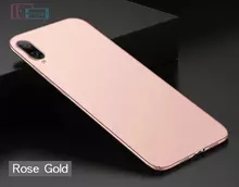 Чехол бампер для Huawei Y7 Pro 2019 Anomaly Matte Rose Gold (Розовое Золото)
