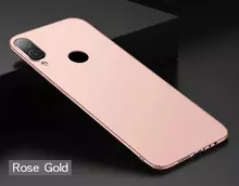 Чехол бампер для Meizu Note 9 Anomaly Matte Rose Gold (Розовое Золото)