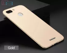 Чехол бампер для Xiaomi Redmi 6 Anomaly Matte Gold (Золотой)