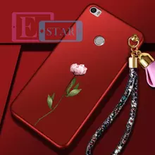 Чехол бампер для Xiaomi Mi Max 2 Anomaly Flowers Boom Red Flower (Красный Цветок)
