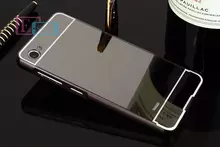 Чехол бампер для LG Q6 Anomaly Mirror Black (Черный)