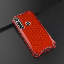 Чехол бампер для Motorola Moto G8 Plus Anomaly Plasma Red (Красный)