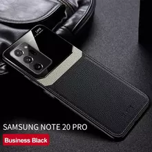 Чехол бампер для Samsung Galaxy Note 20 Ultra Anomaly Plexiglass Black (Черный)