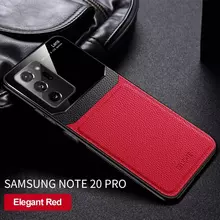 Чехол бампер для Samsung Galaxy Note 20 Anomaly Plexiglass Red (Красный)