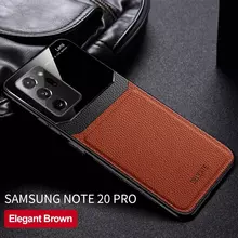 Чехол бампер для Samsung Galaxy Note 20 Anomaly Plexiglass Brown (Коричневый)