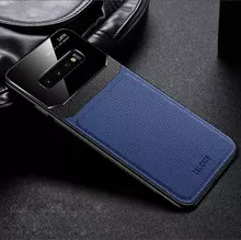 Чехол бампер для Samsung Galaxy S10 Anomaly Plexiglass Blue (Синий)
