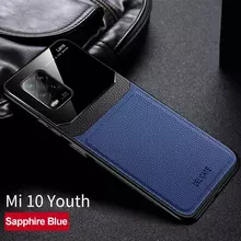 Чехол бампер для Xiaomi Mi Note 10 Lite Anomaly Plexiglass Blue (Синий)