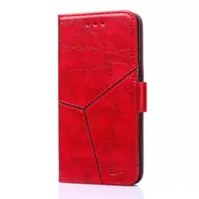 Чехол книжка для Samsung Galaxy M20 Anomaly Retro Book Red (Красный)