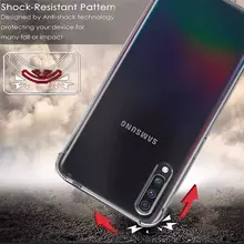 Чехол бампер для Samsung Galaxy A50s Anomaly Rugged Crystall Crystal Clear (Прозрачный)