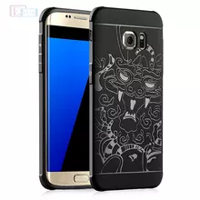 Чехол бампер для Samsung Galaxy S7 G930F Anomaly Shock Black Dragon (Черный Дракон)