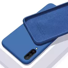 Чехол бампер для Samsung Galaxy A50s Anomaly Silicone Blue (Синий)