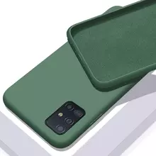 Чехол бампер для Samsung Galaxy S20 Ultra Anomaly Silicone Dark Green (Темно Зеленый)
