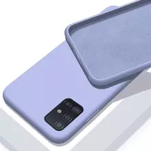 Чехол бампер для Samsung Galaxy S20 Anomaly Silicone Violet (Фиолетовый)