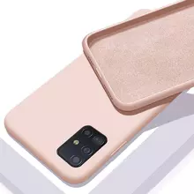 Чехол бампер для Samsung Galaxy S20 Anomaly Silicone Sand Pink (Песочный Розовый)