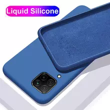 Чехол бампер для Huawei P40 Lite Anomaly Silicone Blue (Синий)