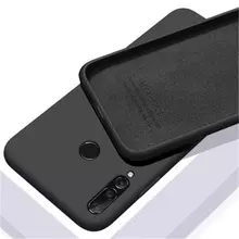 Чехол бампер для Huawei P40 Lite E Anomaly Silicone Black (Черный)